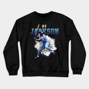 Bo Jackson Bo Knows Signature Vintage Legend Baseball Football Rap Bootleg Graphic Style Crewneck Sweatshirt